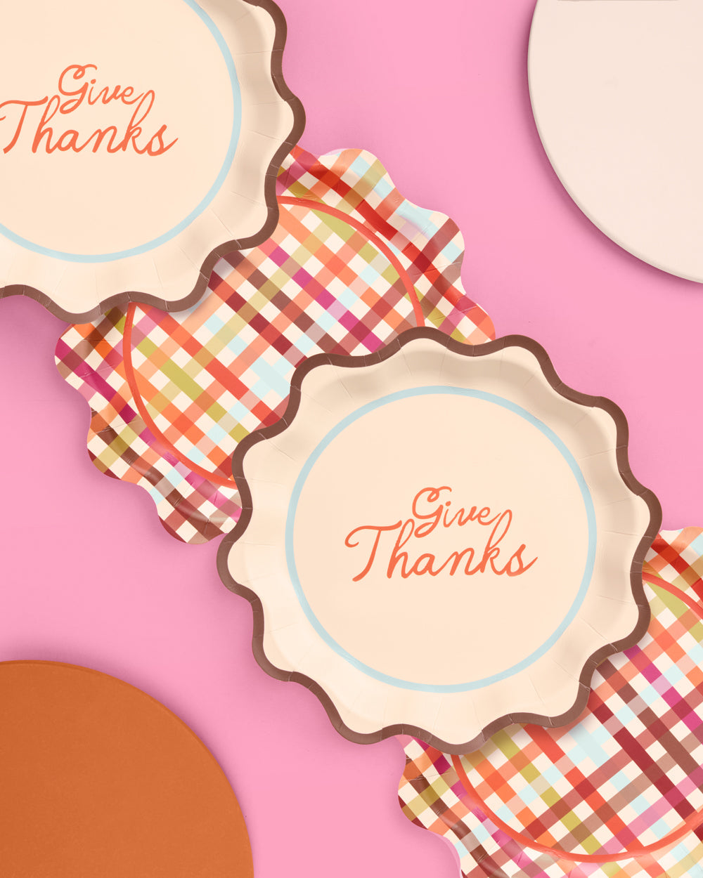 Give Thanks Plates - 24 paper plates