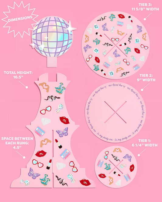 Party Era Cupcake Tower - 3 tiered display