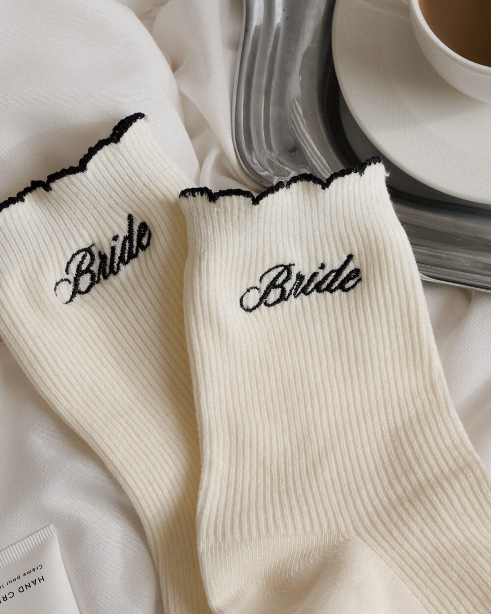 Bride Beauty Trio - bag, eye mask + socks