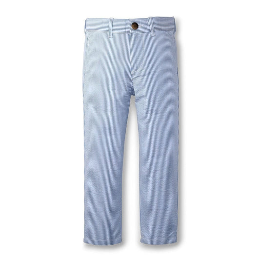 Organic Seersucker Suit Pant - Baby
