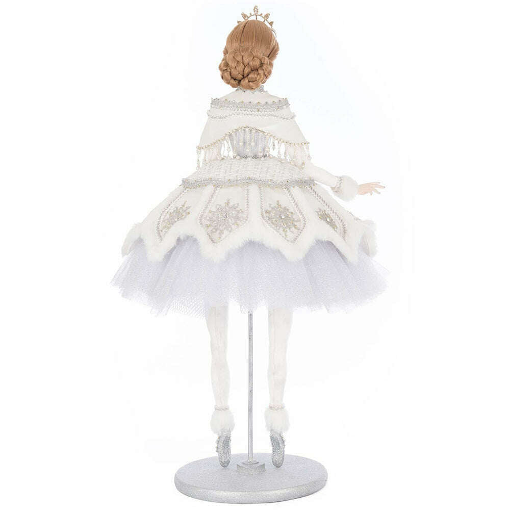 Selena Silver Ballerina Doll | Christmas Decor | Katherine's Collection