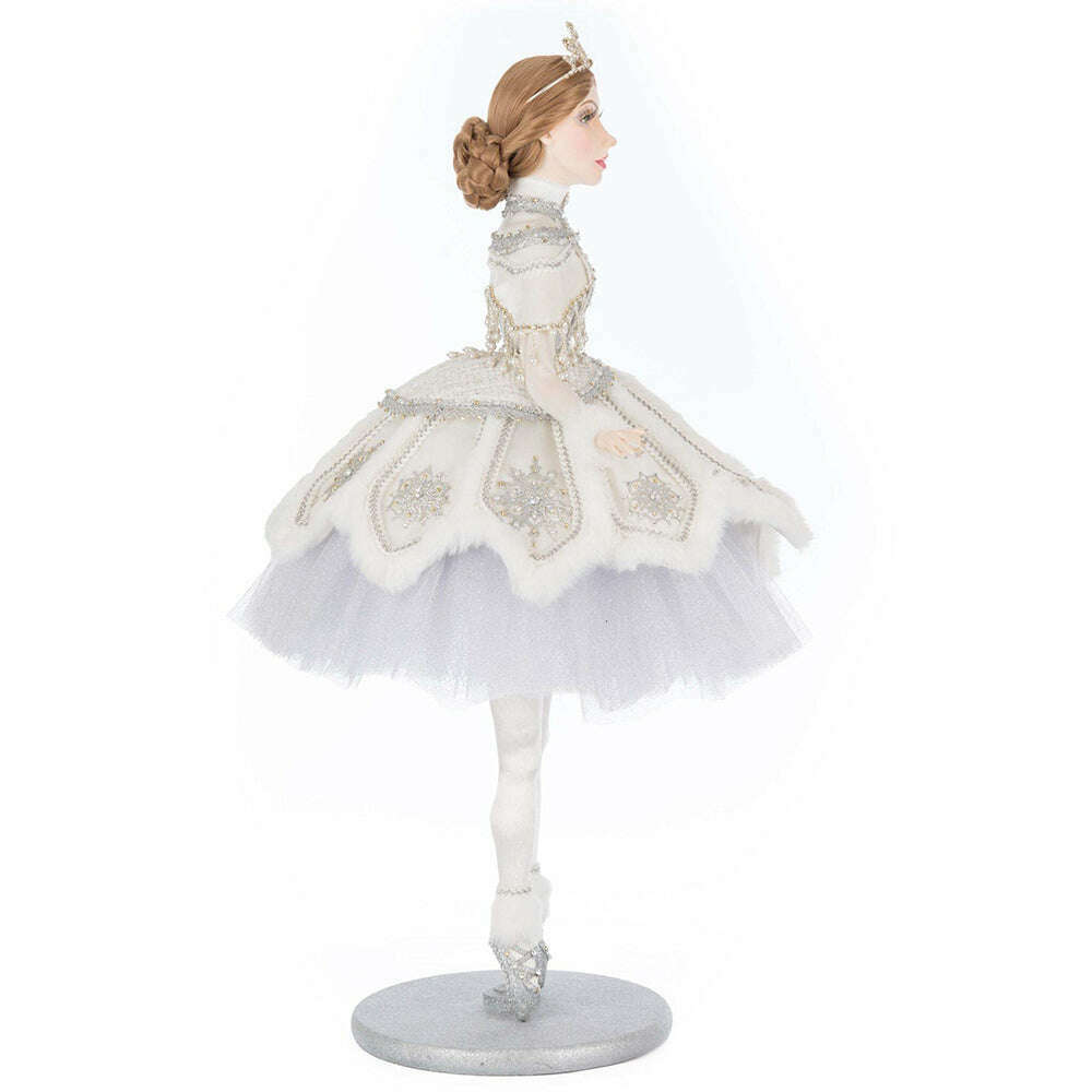 Selena Silver Ballerina Doll | Christmas Decor | Katherine's Collection