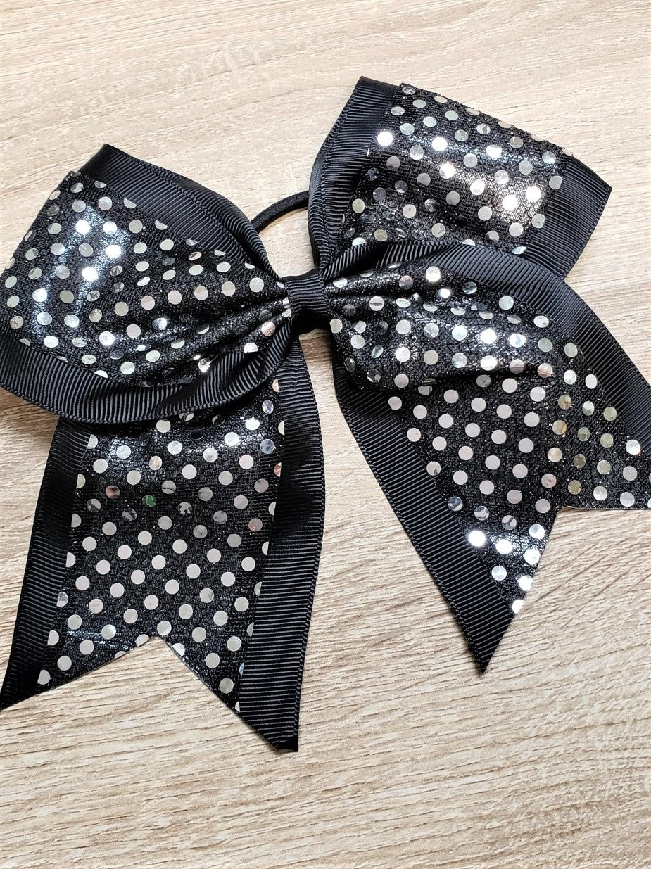 Sequin School Spirit Cheer Bow - Pony-O