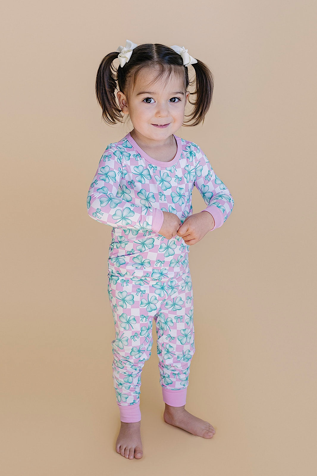 Bamboo Two Piece Set | Shamrock & Bows