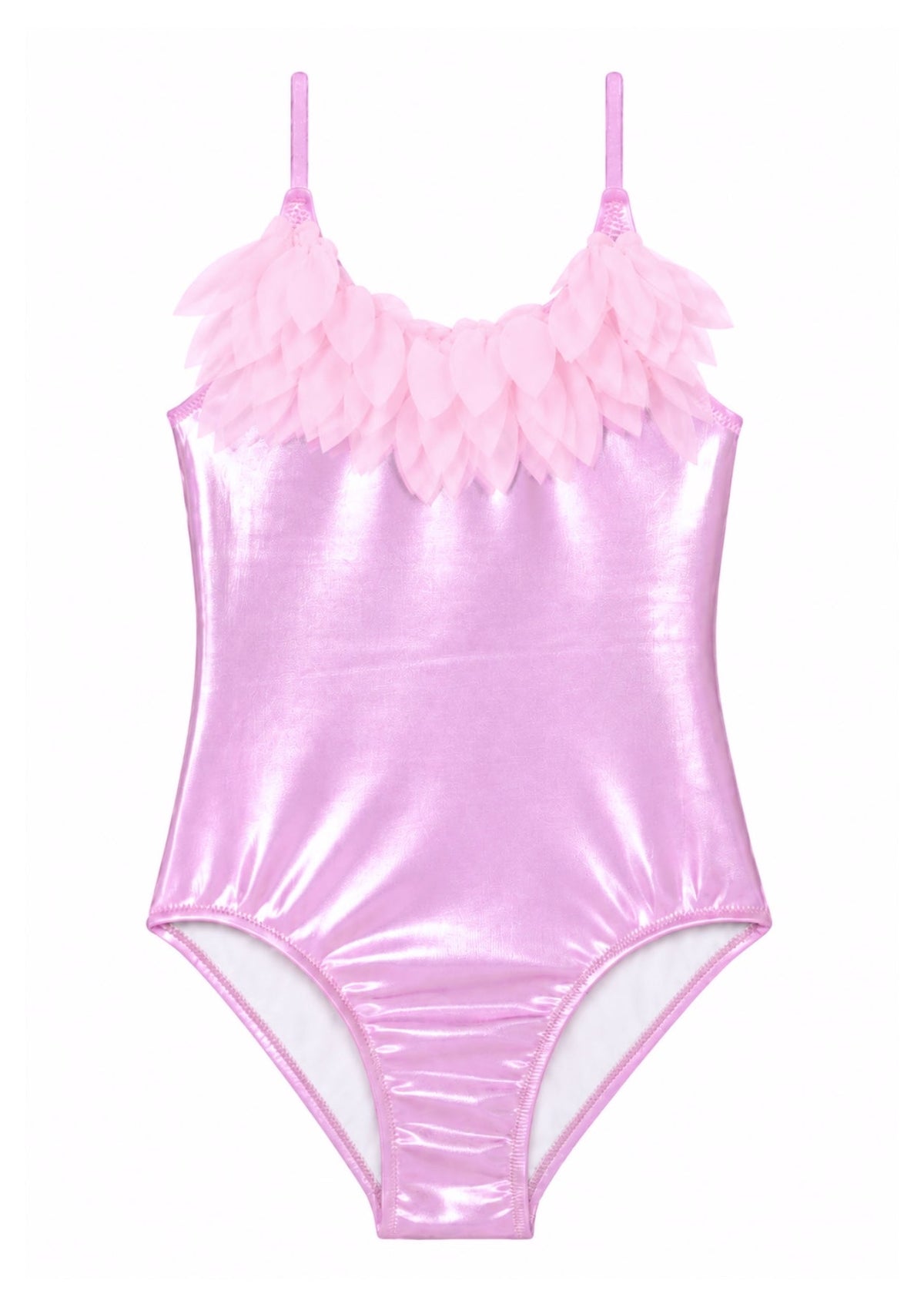 Blush Petal One Piece Swimsuit for Girls