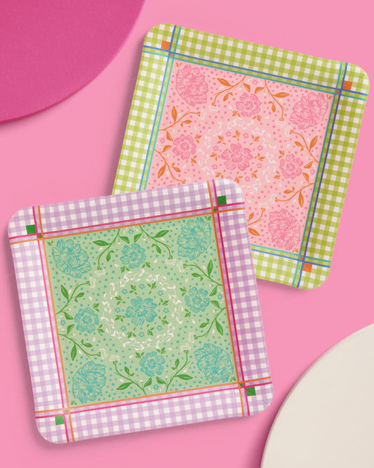 Mahjong Party Plates - 24 paper plates