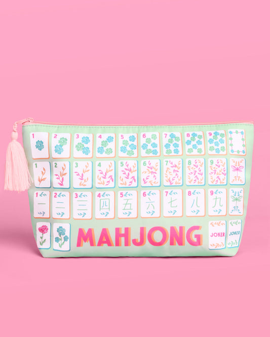 Mahjong Tile Bag - nylon zipper bag