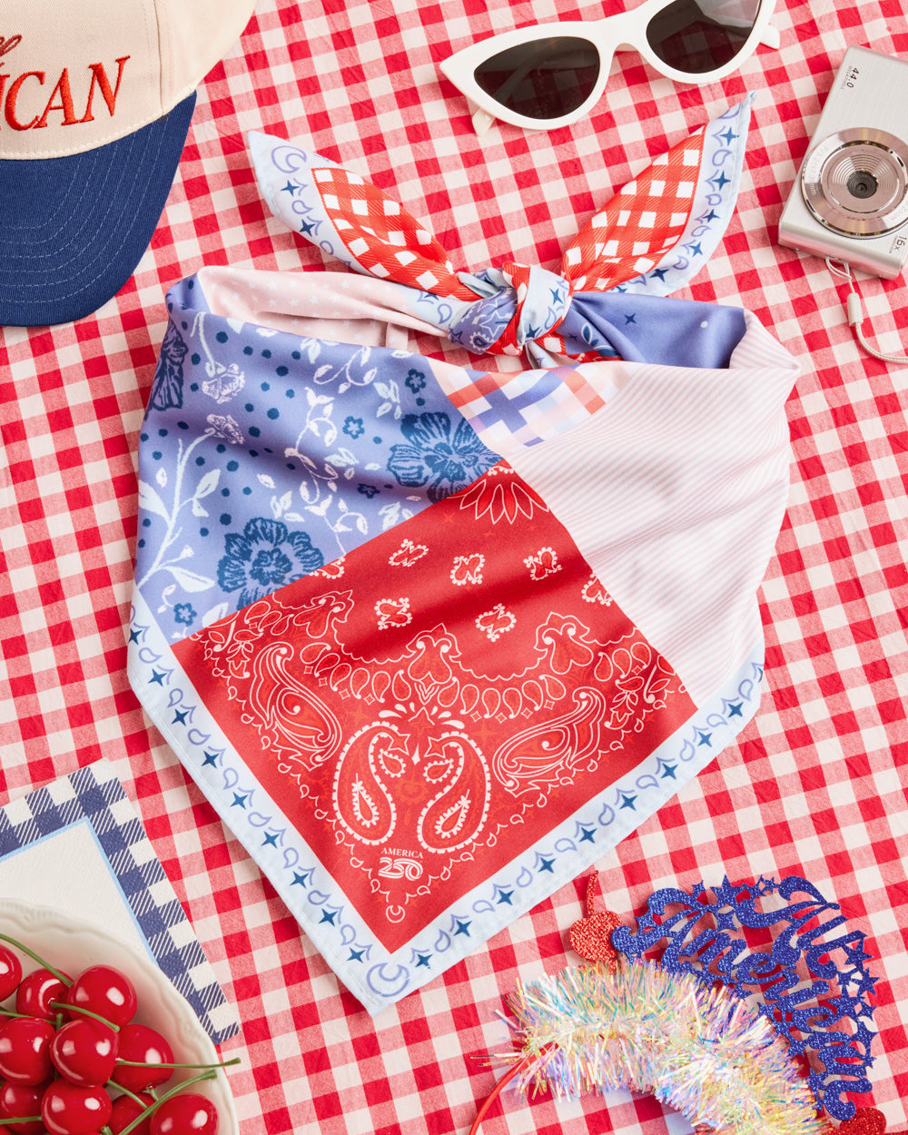 America 250 Headscarf - square headscarf