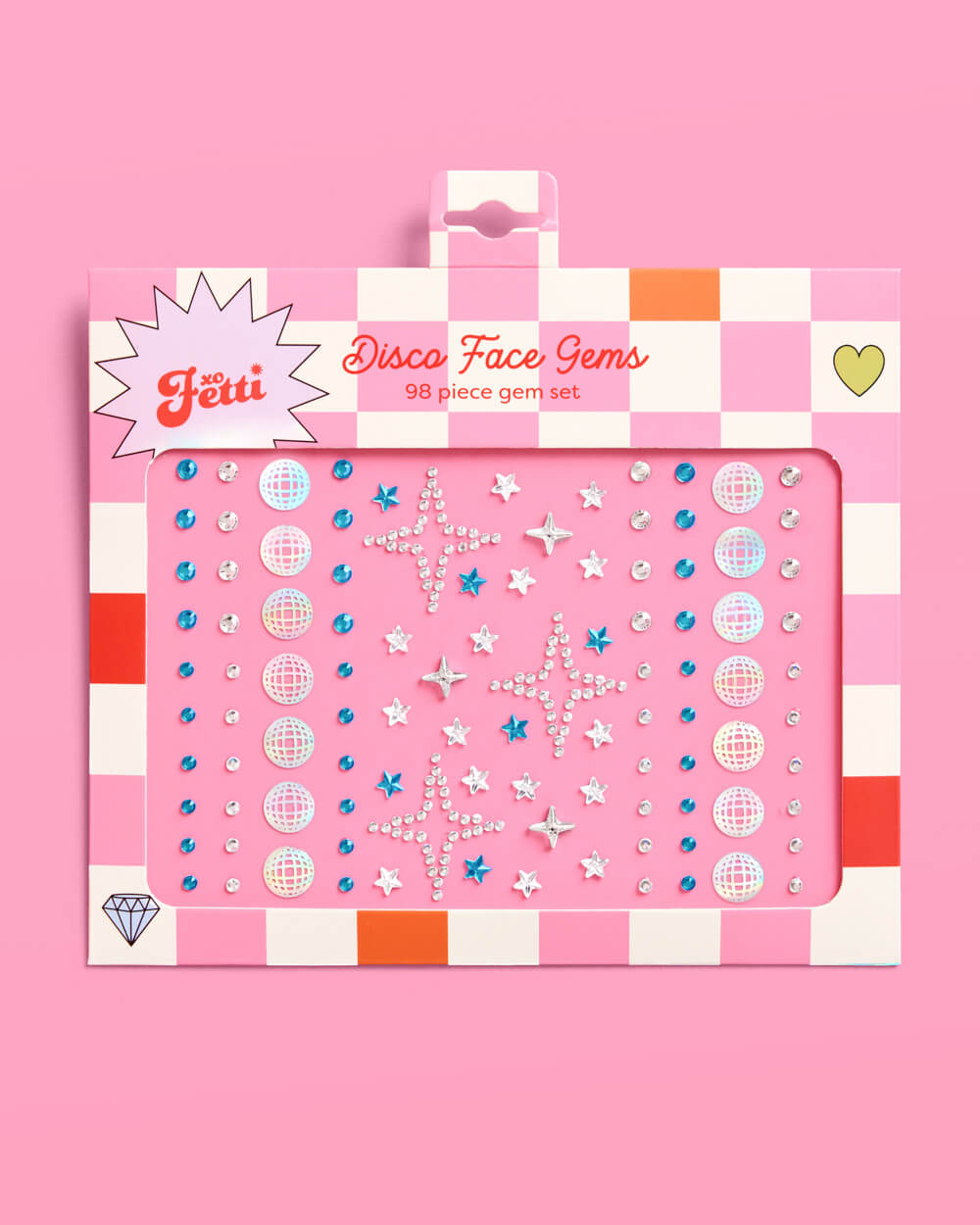 Disco Ball Face Gems - 98 pc face gem set