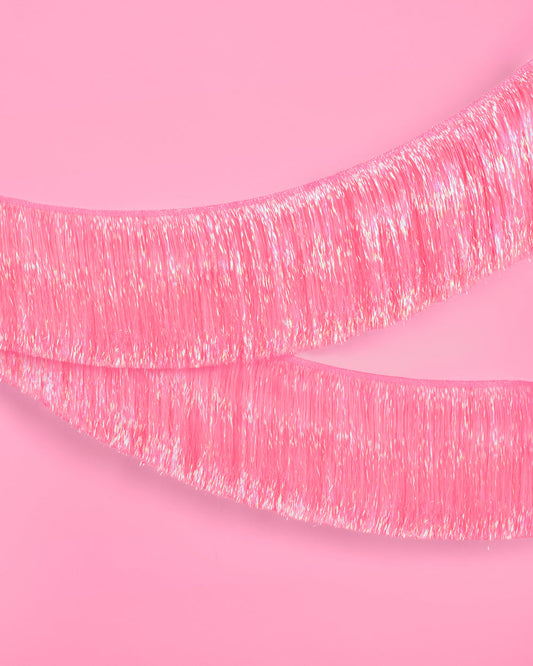 That's Hot Fringe - pink foil banner