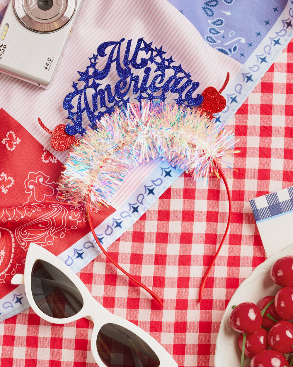 All American Headband - patriotic hair accessory