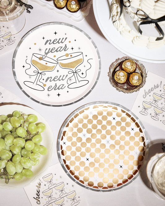 New Year, New Era Plates - 24 paper plates