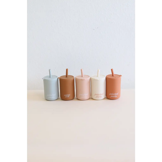 Mini Silicone Straw Cups for Kids