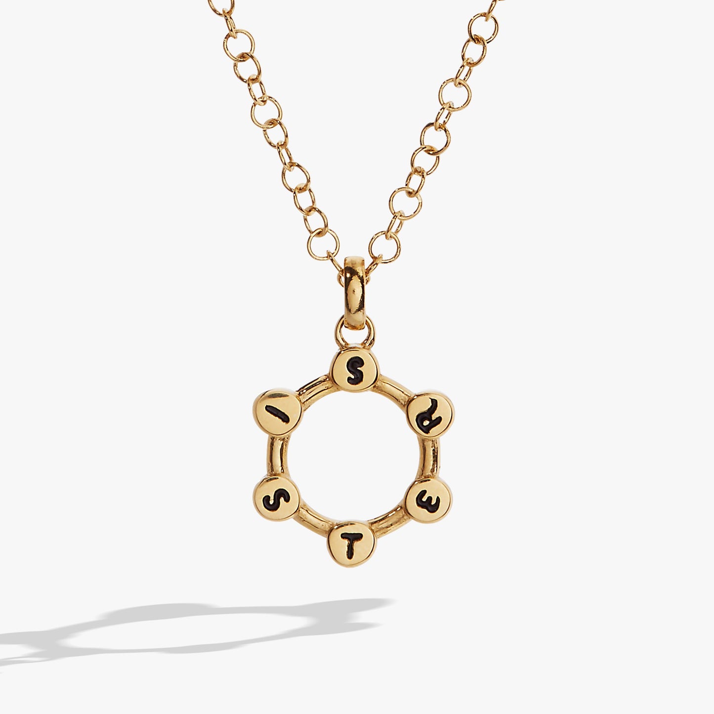 Sister Hidden Message Acrostic Necklace