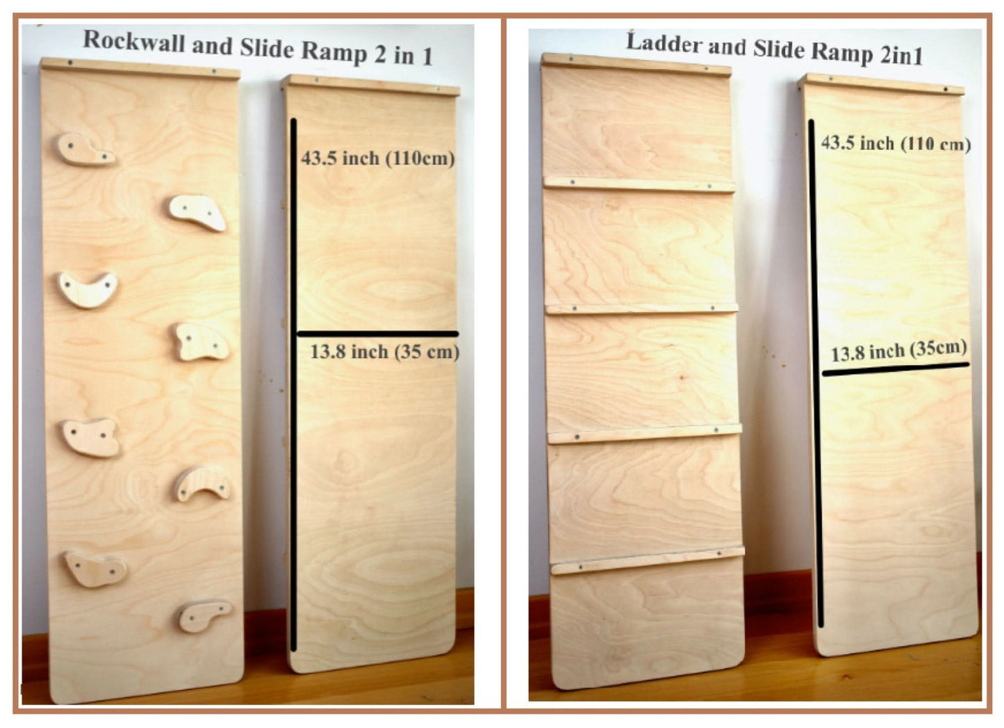 Transformable Climbing Triangle / Cube Set