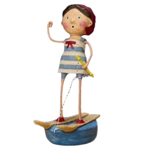 Ski Babe Figurine by Lori Mitchell