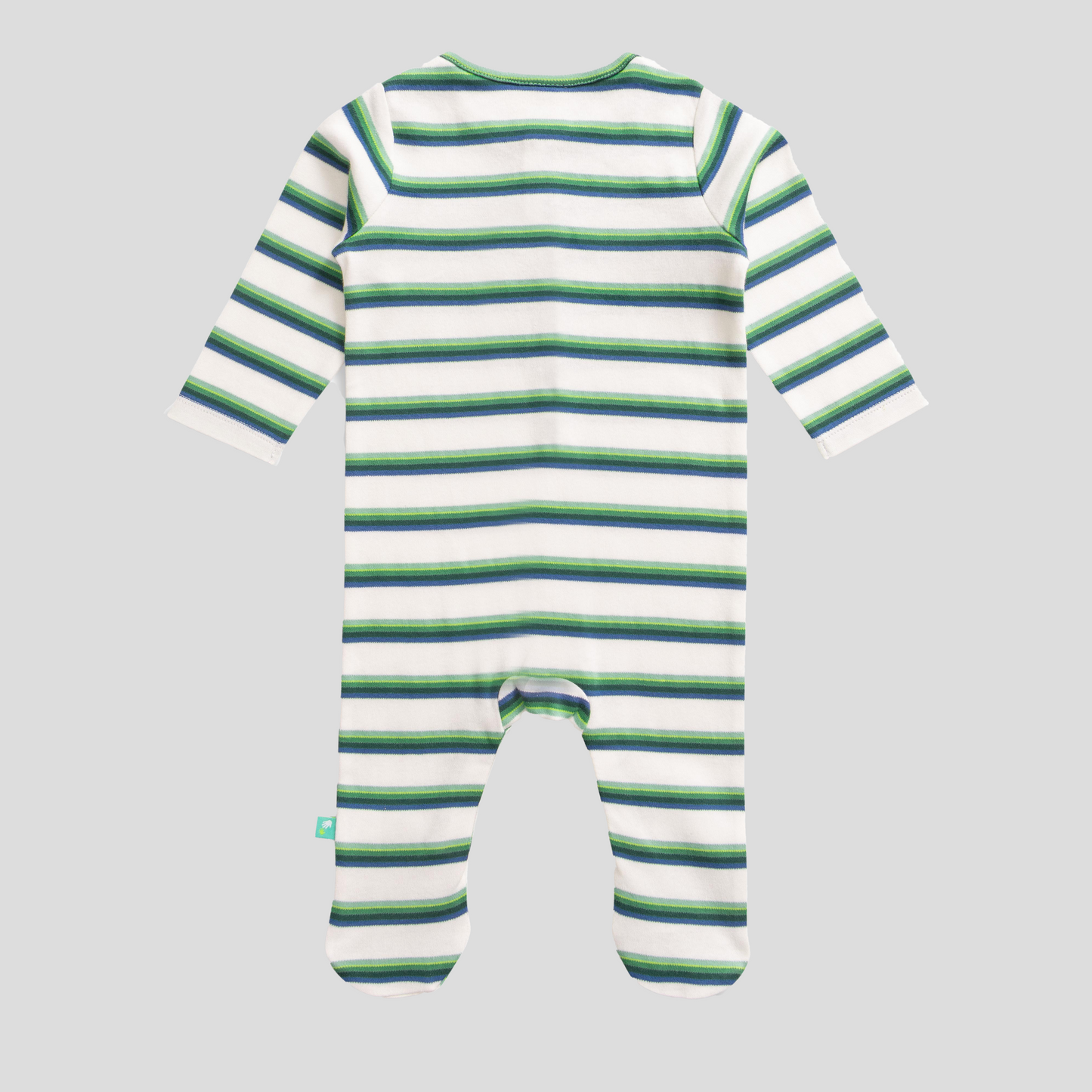 Green Leaves Sleepsuit with Footies for Baby Boys - Pack of 2