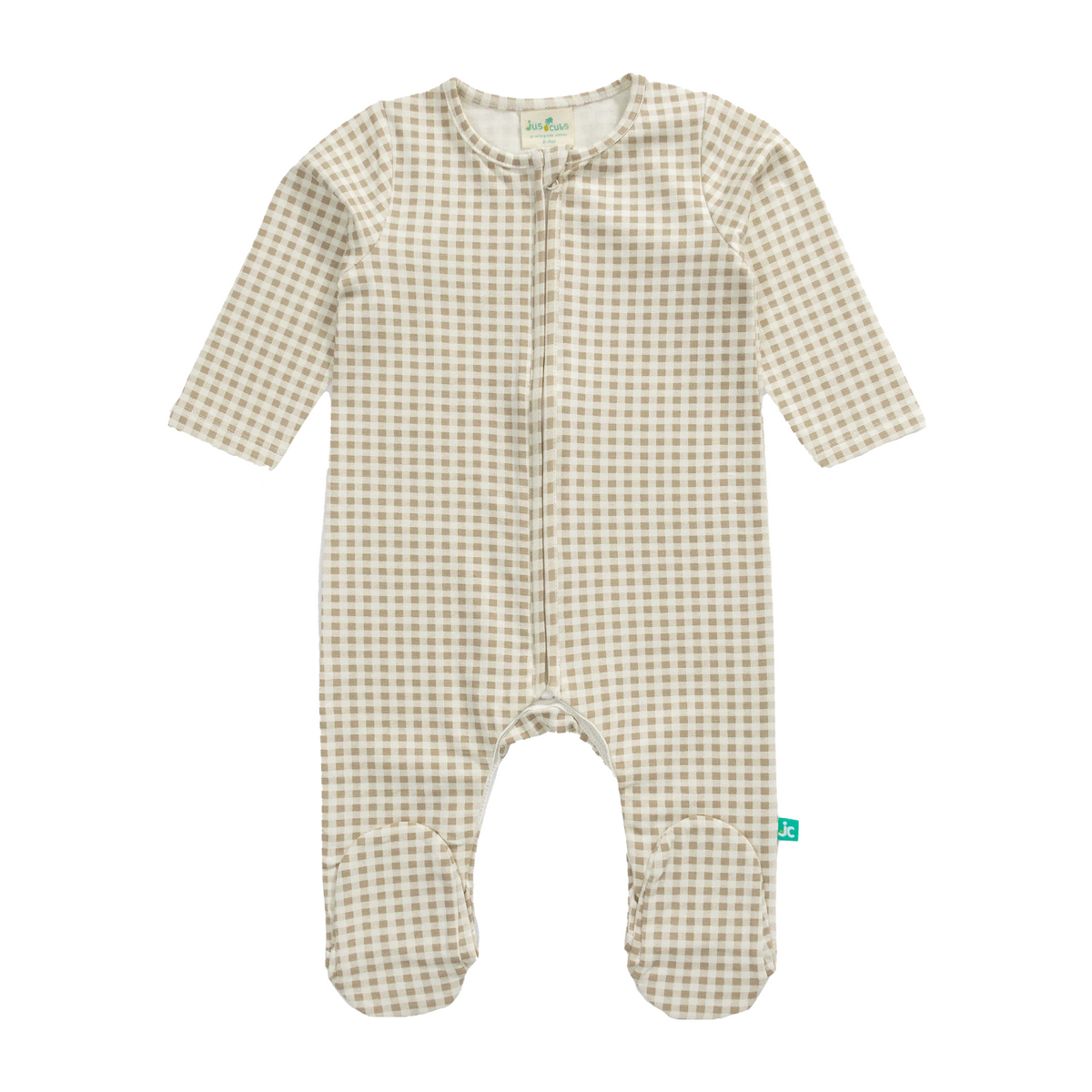 Beige Summer Sleepsuit with Footies for Baby Boys - Pack of 2