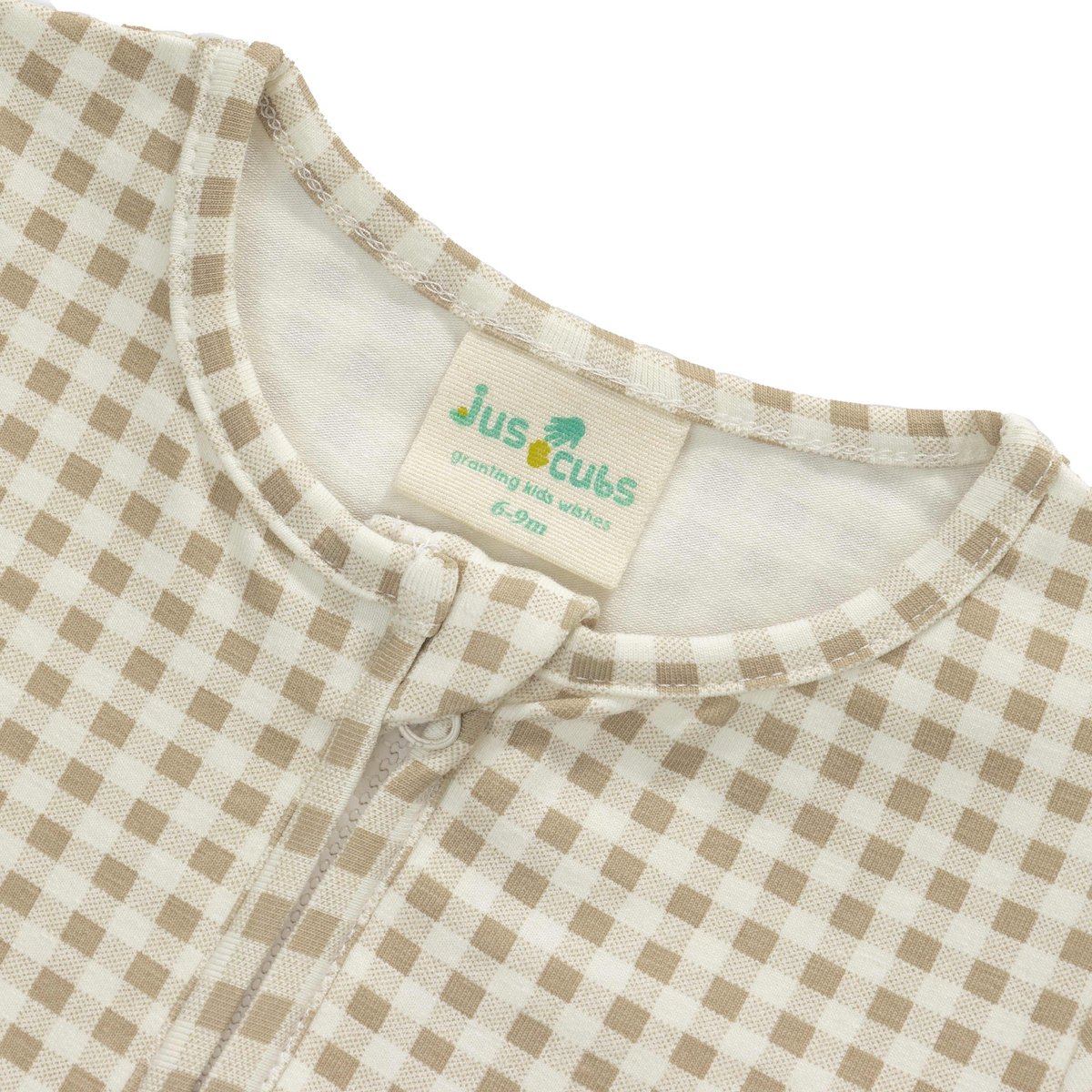 Beige Summer Sleepsuit with Footies for Baby Boys - Pack of 2