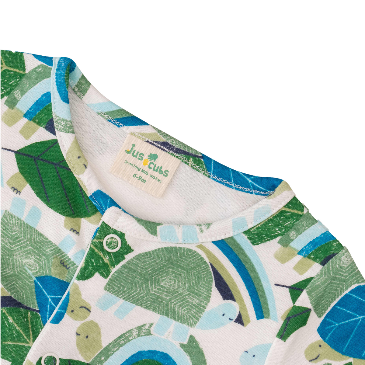 Green Leaves Sleepsuit with Footies for Baby Boys - Pack of 2