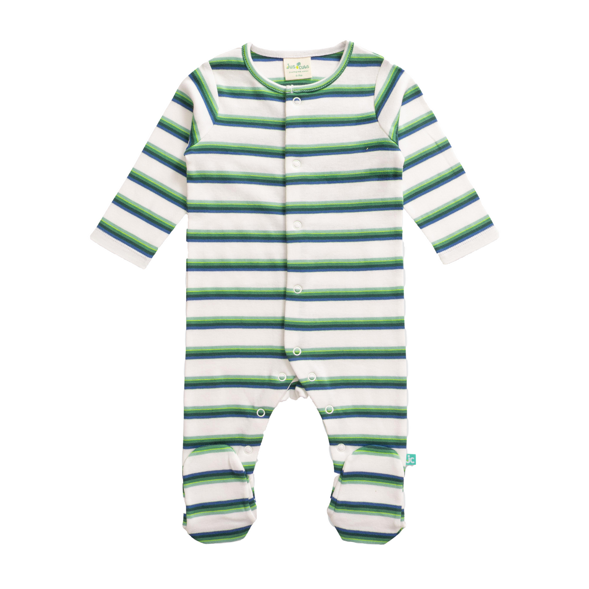 Green Leaves Sleepsuit with Footies for Baby Boys - Pack of 2
