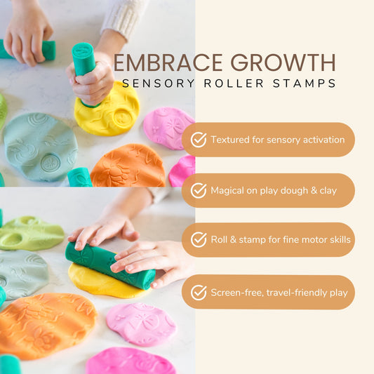 Pond Life Play Dough Rollers (set of 6)