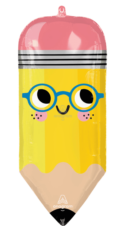 Smiley Pencil 31" Jumbo Balloon