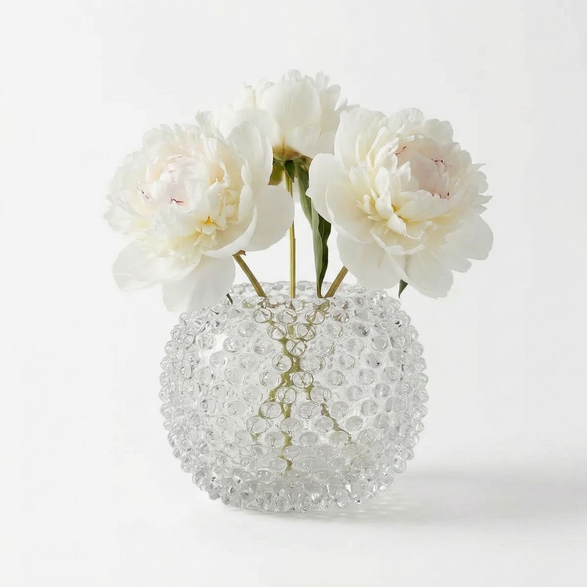 Hobnail Vase - Large - Smokey Quartz