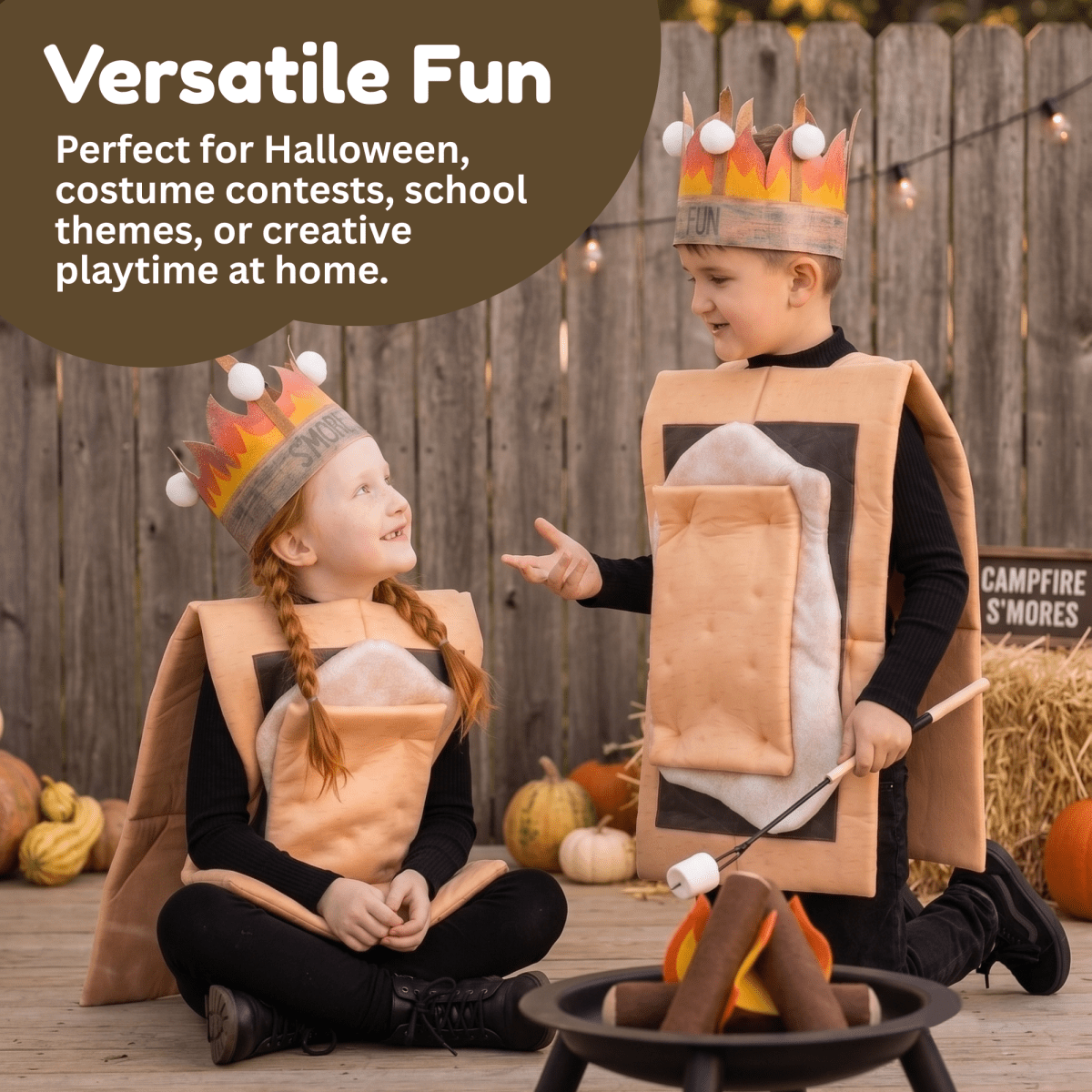 S'mores Marshmallow Costume - Kids