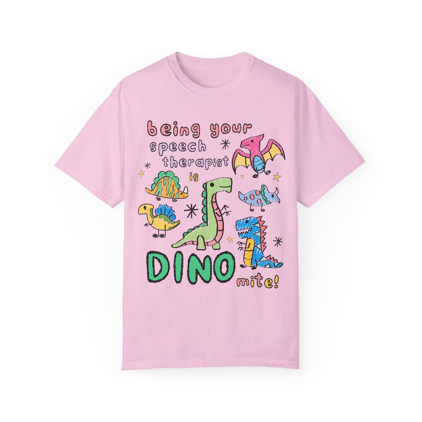 Speech Therapist Dinosaur Tee