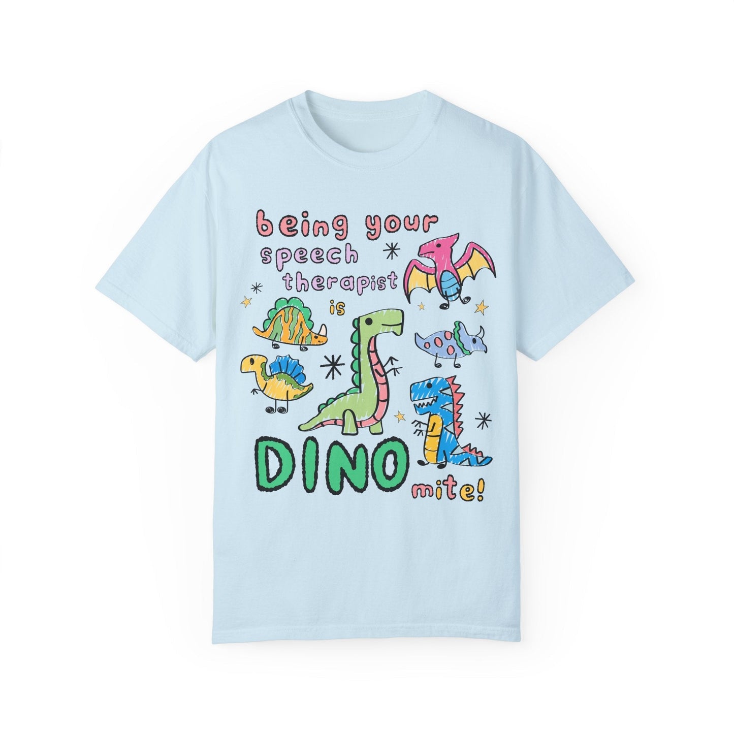 Speech Therapist Dinosaur Tee