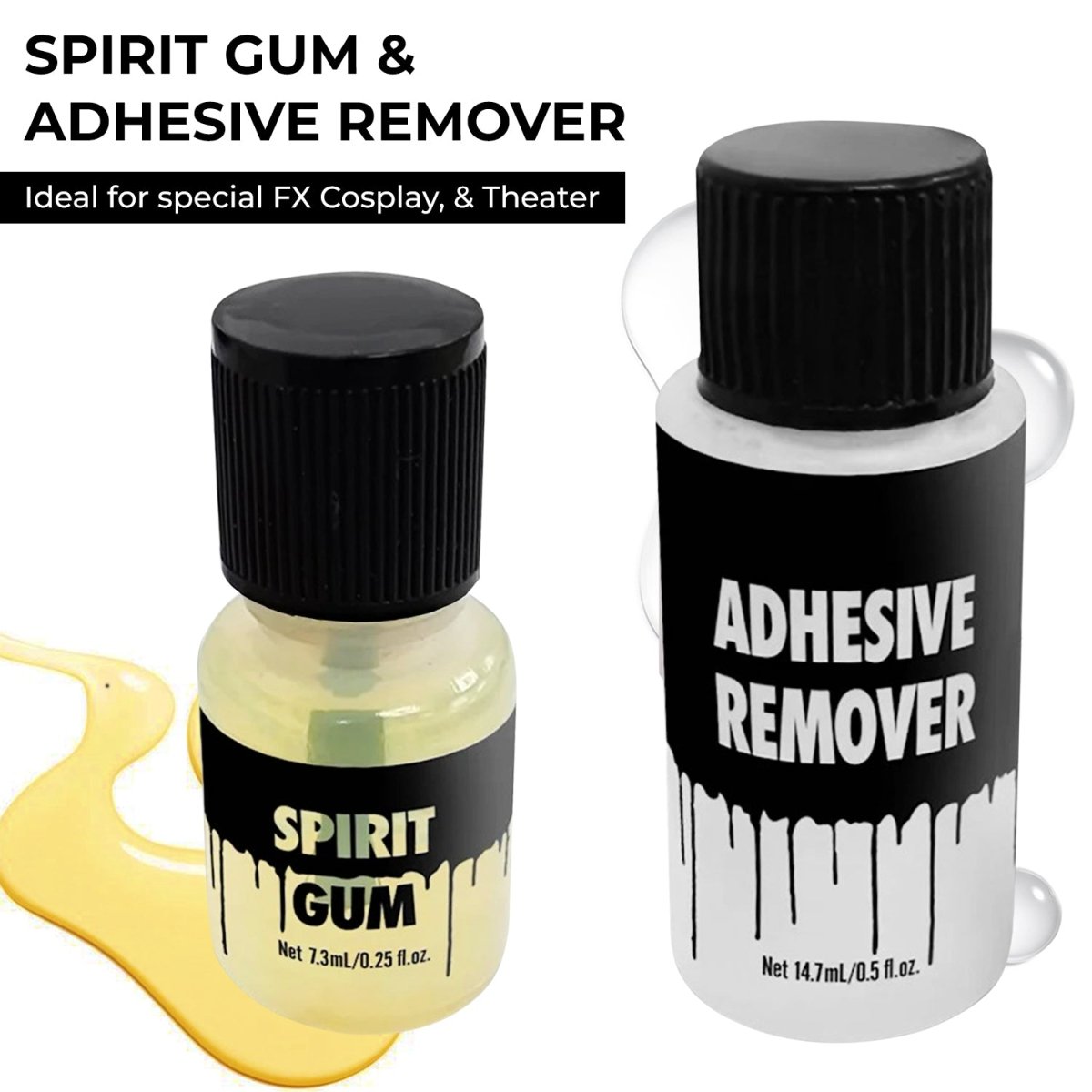 Spirit Gum and Adhesive Remover Kit - Large