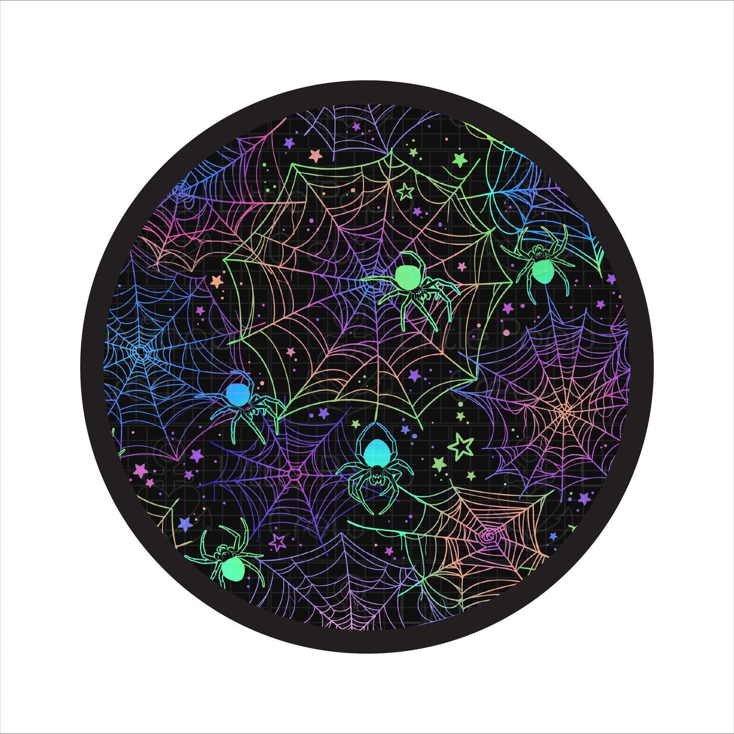 Halloween | Spooky Webs | Bamboo Pigtail Clip on Bow Set