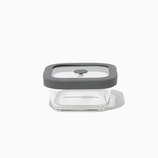 Square Glass Food Storage Containers (Set of 4)