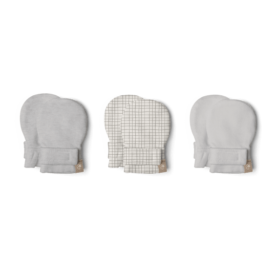 STAY ON 3-PACK MITTS | STORM GRAY + GRIDLOCK + DESERT MIST
