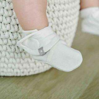 STAY ON BOOTS | BIRCH — Bamboo Organic Cotton Blend, 0–12M