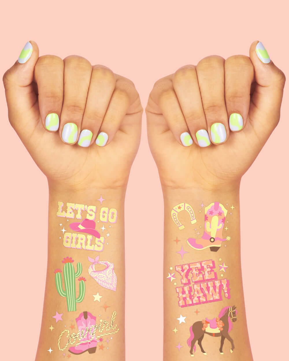 Cowgirl Tats - 46 temporary tattoos