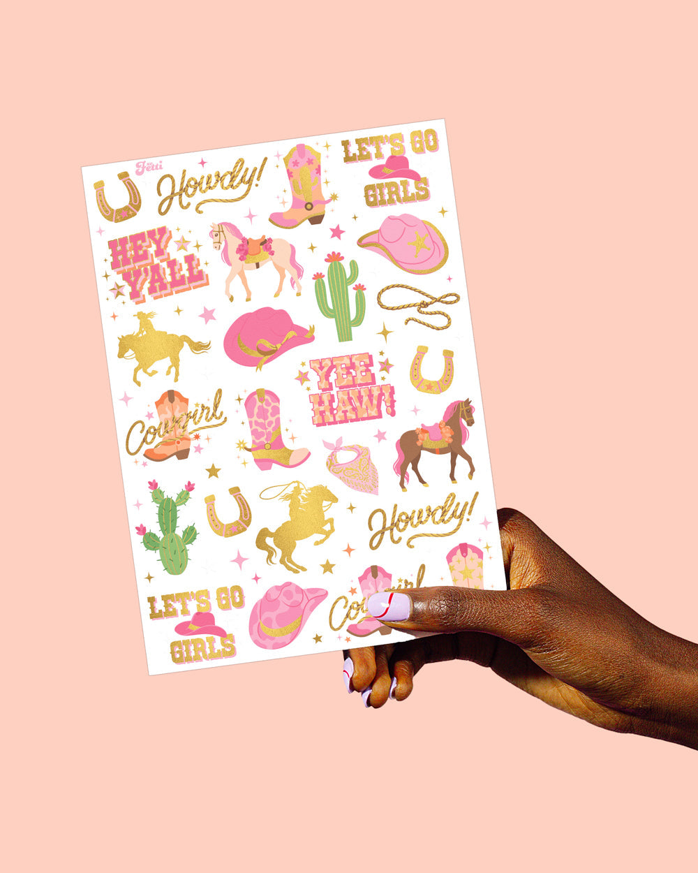 Cowgirl Tats - 46 temporary tattoos