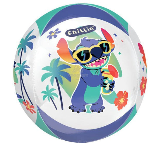 Licensed Stitch Orbz Balloon – 16" 4-Sided Foil Round