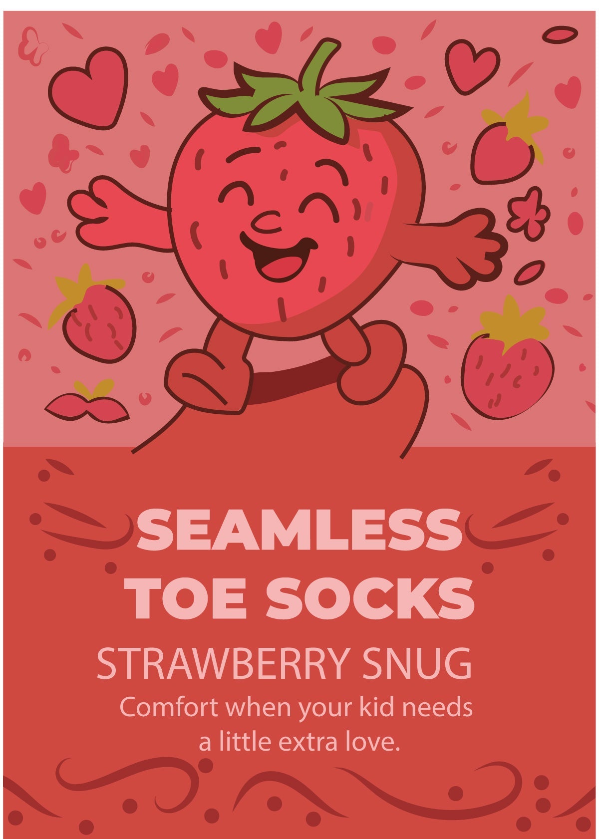 SmoothToe™ Fruit Feelings Collection –Sensory-Friendly Seamless Toe Ankle Socks *Single Pair / Build Your Bundle
