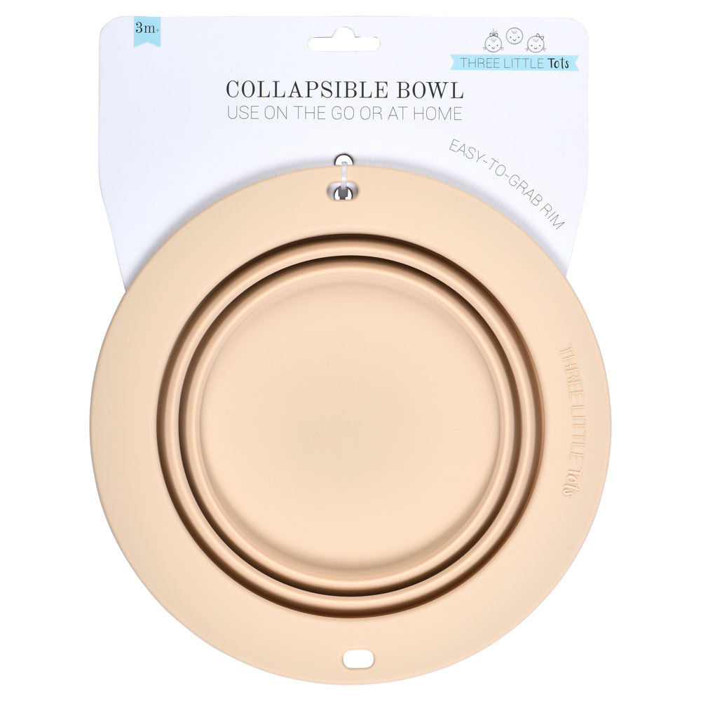 Sugar Cookie Collapsible Bowl for Travel or Home