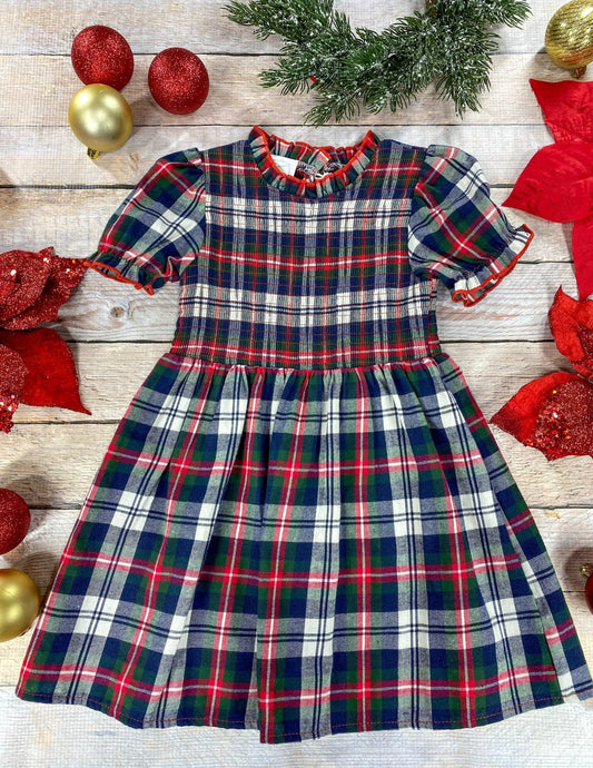 Sweet as Apple Pie Plaid Dress