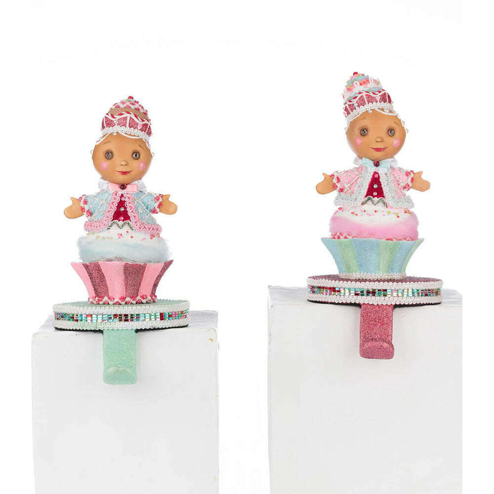 Sweet Delights Gingerbread Stocking Holder Assortment of 2 | Christmas Decor | Katherine's Collection
