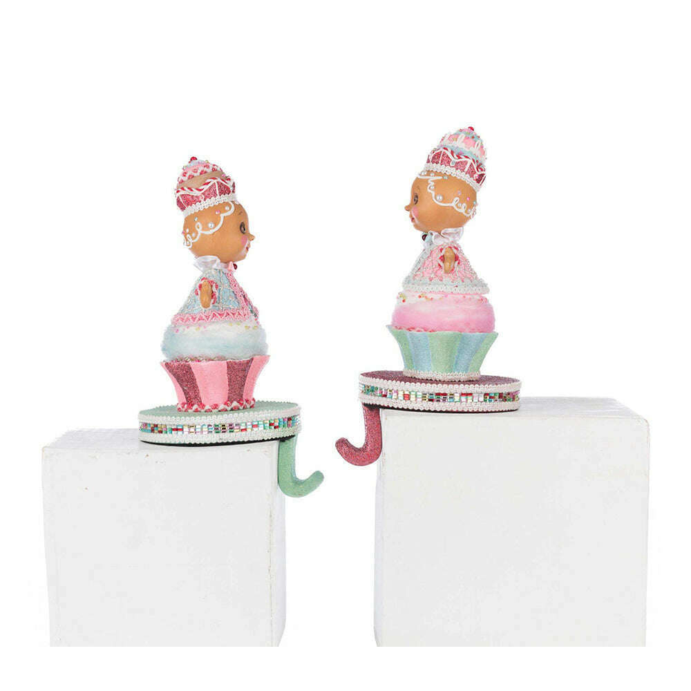 Sweet Delights Gingerbread Stocking Holder Assortment of 2 | Christmas Decor | Katherine's Collection