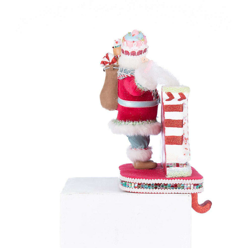 Sweet Delights Santa Stocking Holder | Christmas Decor | Katherine's Collection