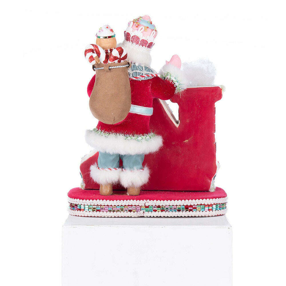 Sweet Delights Santa Stocking Holder | Christmas Decor | Katherine's Collection