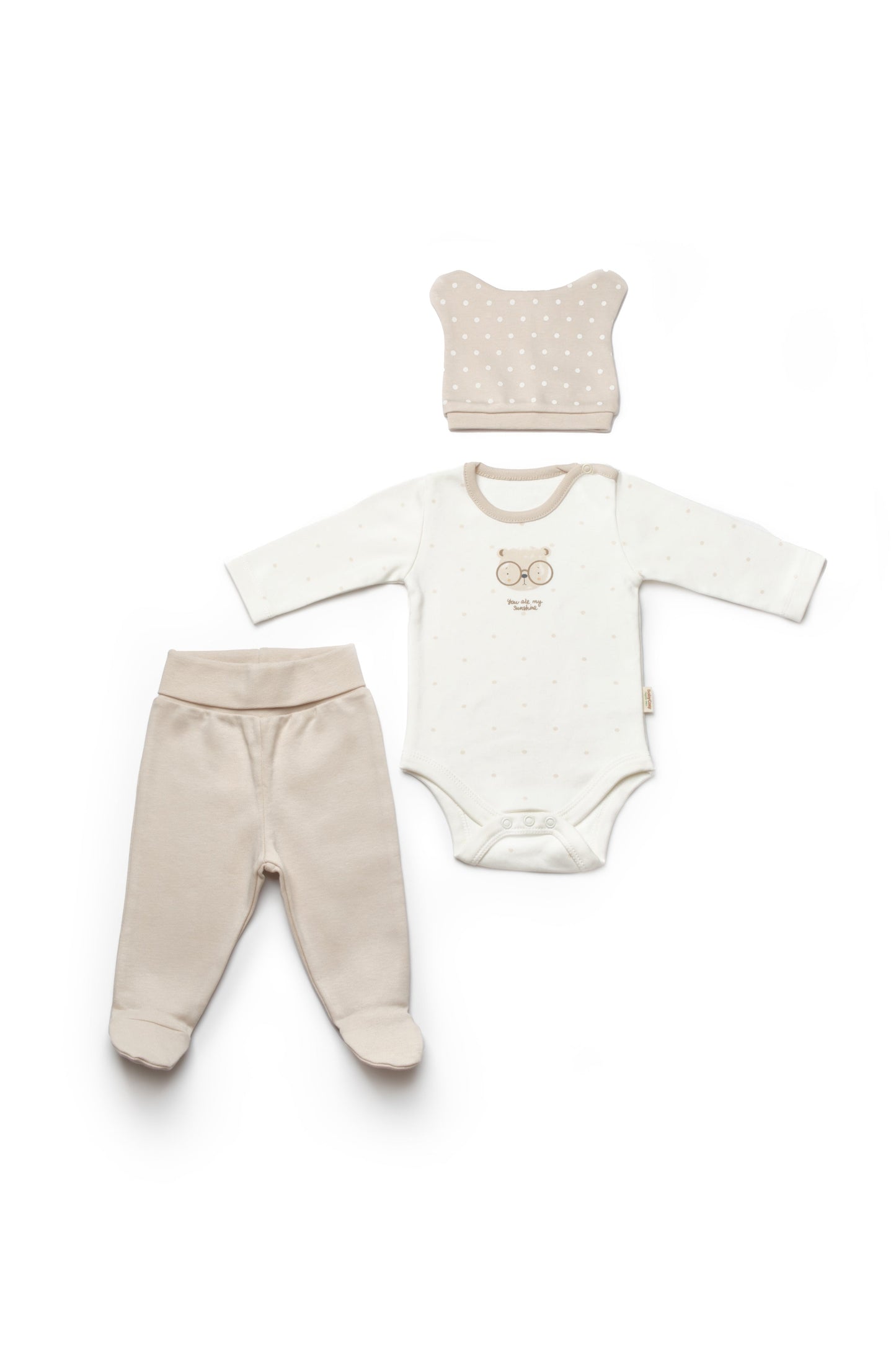 Teddy 3 Pcs Gift Organic Cotton