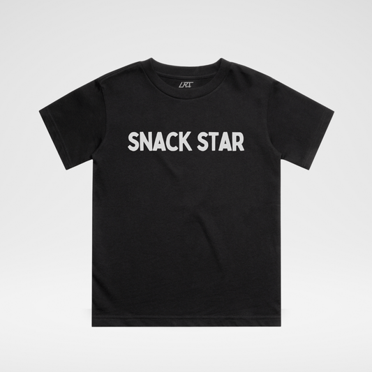 THE SNACK STAR TEE - BLACK