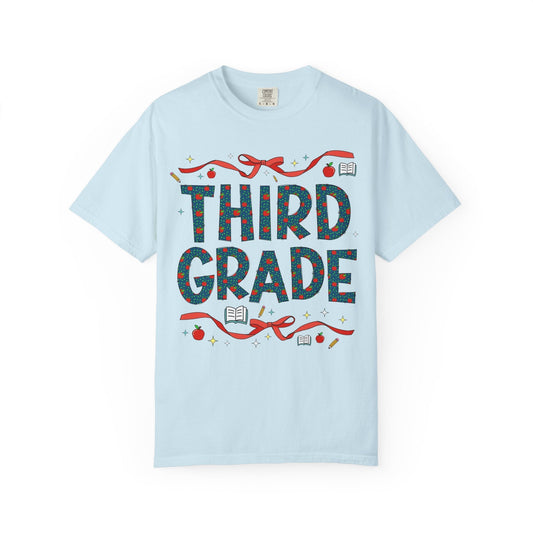 Third Grade Teacher Bow Tee