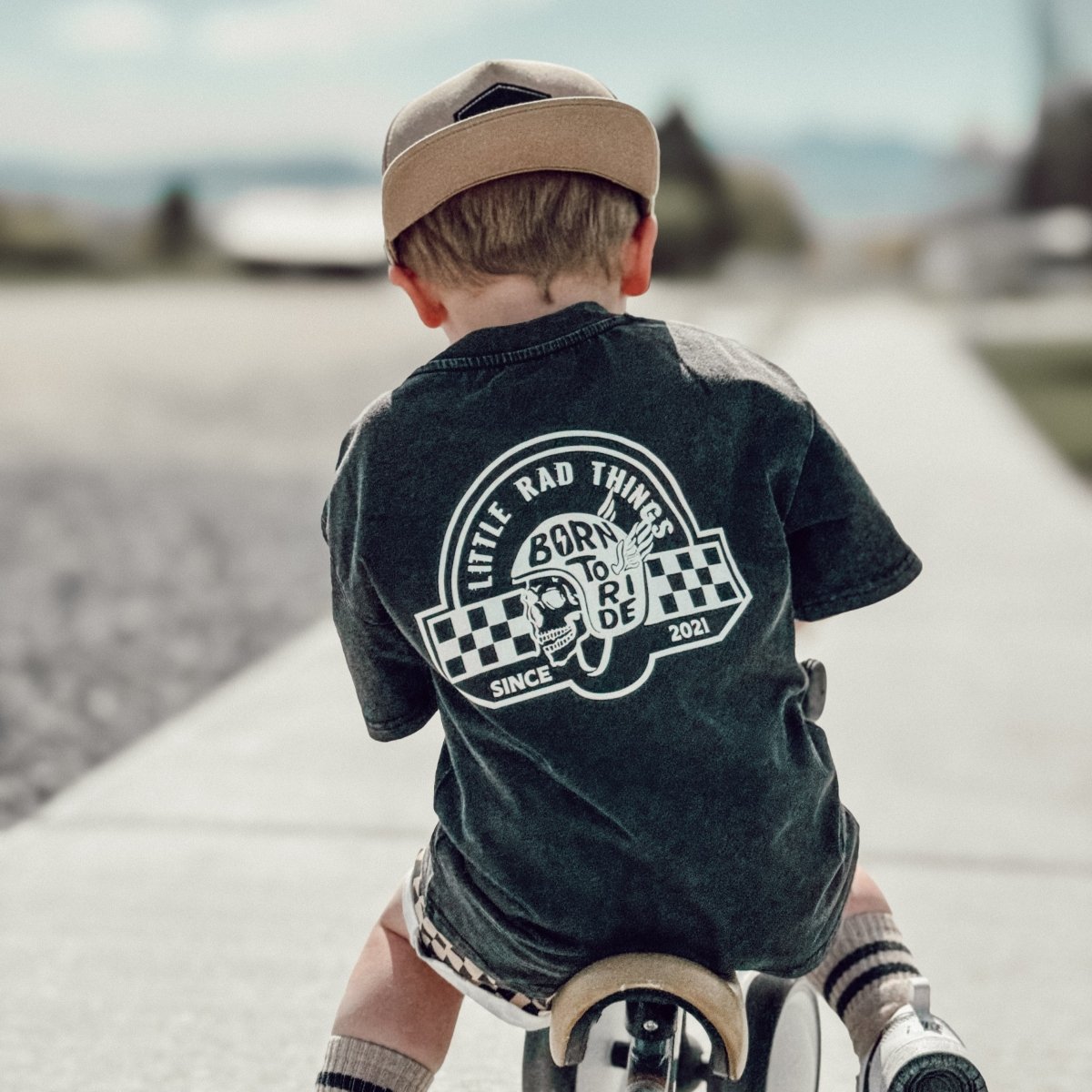 TIL DEATH DO WE RIDE TEE - VINTAGE BLACK